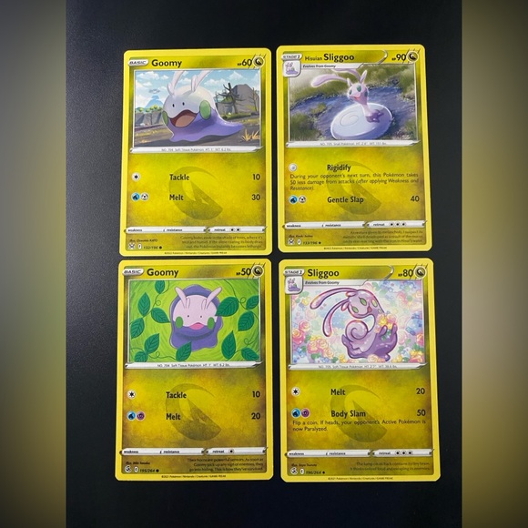 132/196 195/264 Goomy 133/196 196/264 Sliggoo Pokemon TCG Lot Fresh Pulls - Picture 1 of 2